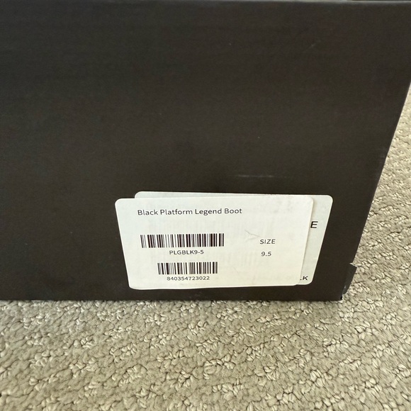 Thursday Boot Company Black Leather Combat Boots - Picture 4 of 5